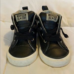 Toddler Converse All Street Mid, Leather Size 6